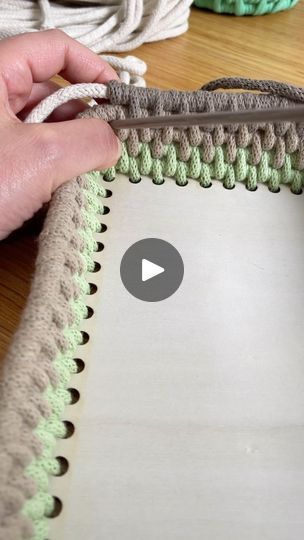 Macrame Basket Tutorial, Coil Basket, Macrame Basket, Macrame Tutorials, Coiled Baskets, Fiber Artist, Rope Crafts, Rope Basket, Macrame Tutorial