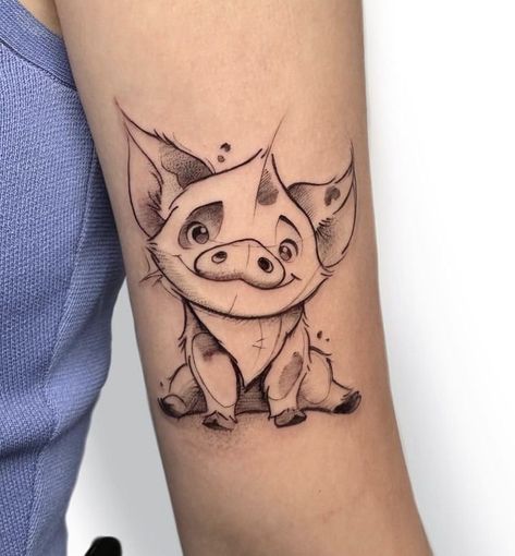 Pua Tattoo, Octopus Tattoo Sleeve, Pikachu Tattoo, Disney Sleeve, Stitch Tattoo, Skateboard Art Design, Single Line Tattoo, X Tattoo, Palm Tattoos