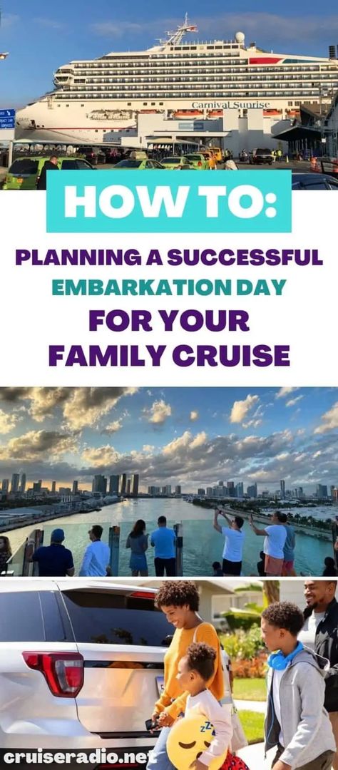 How to Plan a Successful Embarkation Day for Your Family Cruise Family Reunion Cruise, Embarkation Day, First Day Activities, Airport Security, Cruise Destinations, Princess Cruises, Family Cruise, Cruise Port, Cruise Tips