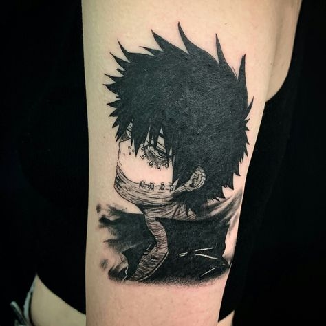 Dabi Tattoo Ideas, Dabi Tattoo, Anime Tattoo Artist, Mha Dabi, Hero Tattoo, Power Tattoo, One Piece Tattoos, Famous Tattoos, Anime Tattoo