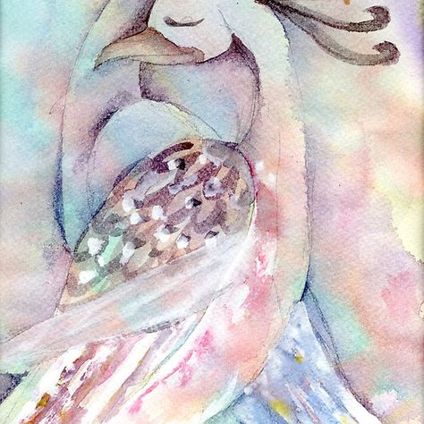 Love Birds Watercolour Painting Swan Drawing, Swan Painting, Swans Art, Art Carte, Watercolor Sketchbook, Animal Sketches, Watercolor Bird, Swans, Birds Painting