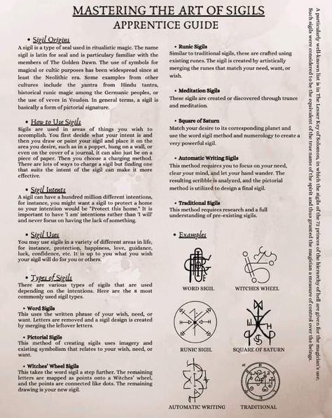 Alchemy For Beginners, Witchcraft Knowledge For Beginners, Weather Witchcraft, Witch Sigils, Wicca Runes, Witches Runes, Divination Witch, Witchcraft Diy, Witch Symbols