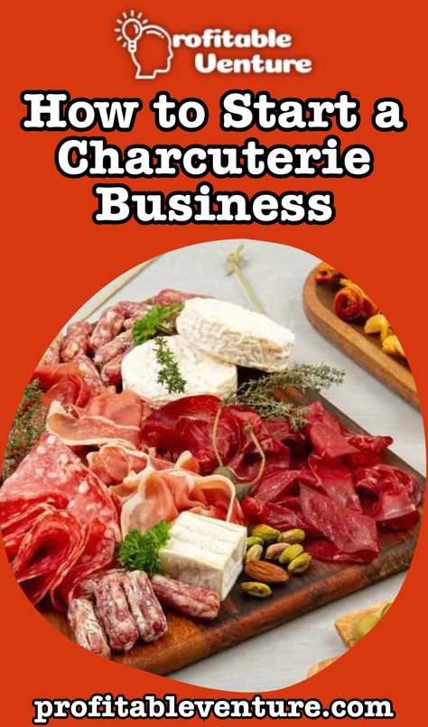 A charcuterie business is a business that specializes in crafting and selling various cured and preserved meats, along with complementary accompaniments like cheeses, fruits, nuts, and bread. Here are Steps on How to Start a Charcuterie Business! How To Price Charcuterie Boards, Start A Charcuterie Business, Charcuterie Business Names Ideas, Charcuterie Business Ideas, How To Start A Charcuterie Business, Charcuterie Business, Starting A Catering Business, Street Food Business, Food Business Ideas