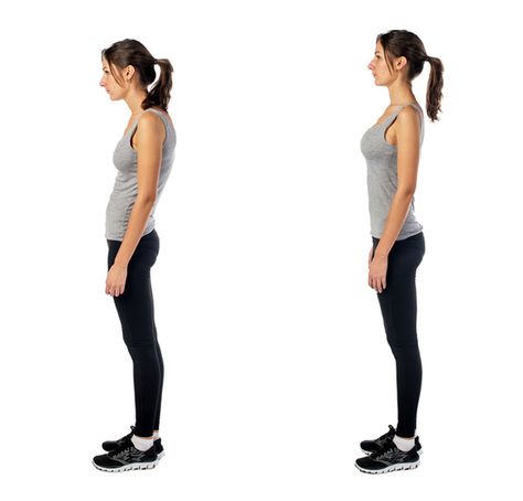 Good posture ensures that you use your muscles correctly, thus helping you to avoid sprains and strains and to keep your joints moving smoothly—and to avoid fatigue. Spine Health, Proper Posture, Long Gray Hair, Poor Posture, Posture Correction, Color Your Hair, Good Posture, Aging Beautifully, Aging Well