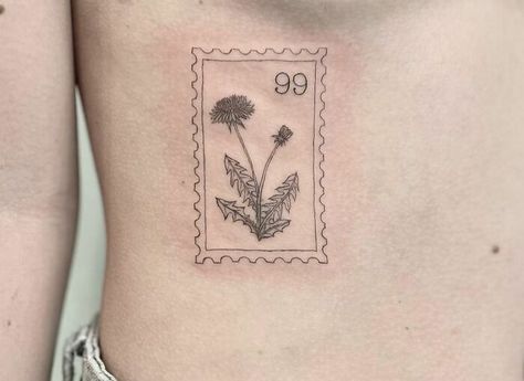 Post Stamp Tattoo Tangerine Tattoo, Post Stamp Tattoo, Friendship Tattoo, Minimal Tattoo Designs, Stamp Tattoo, Minimal Tattoo Design, Minimal Tattoos, Tattoo Design Book, Large Tattoos