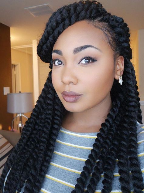 Crochet Afro, Crochet Senegalese Twist, Senegalese Twist Hairstyles, Crochet Hairstyles, Crochet Styles, Marley Hair, Crochet Twist, Braids Twist, Crochet Braid Styles