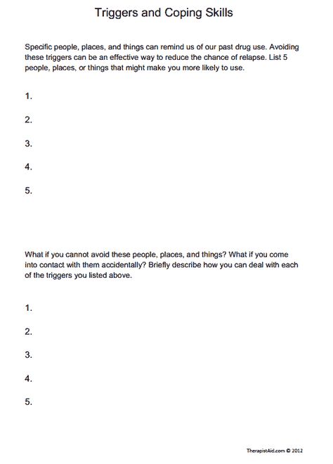 Triggers and Coping Skills Preview Dual Diagnosis Group Activities, Substance Use Group Activities, Coping Skills Worksheets, Group Therapy Activities, Relapse Prevention, Mental Health Counseling, Therapeutic Activities, Group Ideas, Counseling Activities