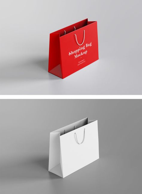 Paper Shopping Bag Mockup — Mr.Mockup | Graphic Design Freebies Packaging Moodboard, Mockup Graphic Design, Paper Bag Mockup, Shopping Bag Mockup, Graphic Design Freebies, Paper Bag Design, Print On Paper Bags, Happy Birthday Text, Retail Bags