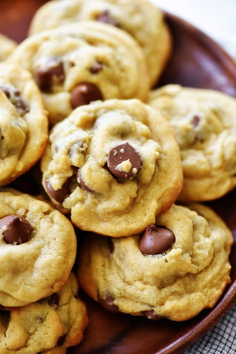 Bisquick Chocolate Chip Cookies, Cookie Dough Vegan, Pudding Cookies Recipes, Chocolate Chip Pudding, Chocolate Chip Pudding Cookies, Best Cookies Ever, Ultimate Cookies, Pudding Cookies, Peanut Butter Chocolate Chip Cookies