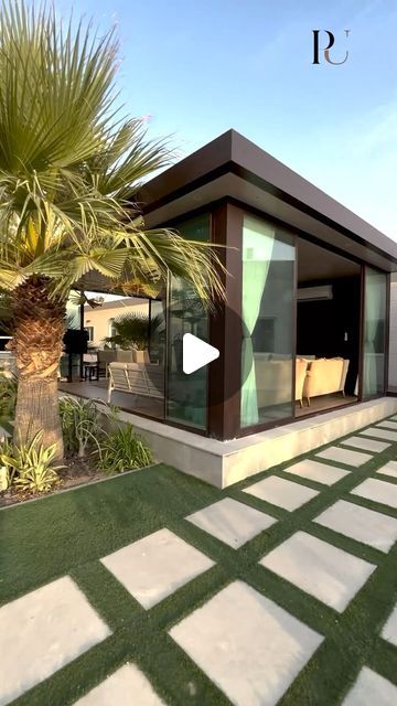 Pergola UAE | Glass Room | Smart Pergola on Instagram: "Modern Glass Room ⭐️
DUBAI - Nad Al Hamar📍 
9 x 6 m 📏
For Contact ☎️
050-8687086" Smart Pergola, Glass Pergola, Glass Room, August 22, Modern Glass, Wood Furniture, Home Interior Design, Pergola, Dubai