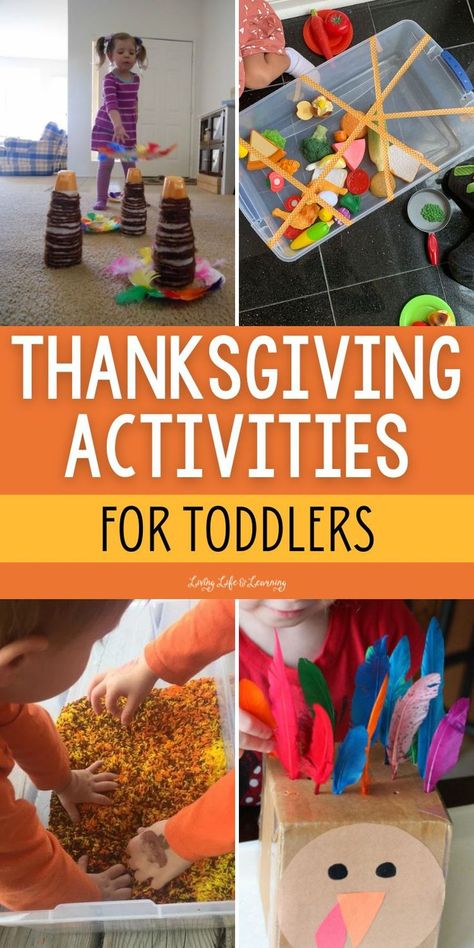 Thanksgiving Activities for Toddlers Kids Thanksgiving Games, Thanksgiving Activities For Preschoolers, Thanksgiving Toddler Activities, Thanksgiving Activities For Toddlers, Creative Thanksgiving Ideas, Homeschool Thanksgiving, Thanksgiving Centers, Fun Thanksgiving Games, Thanksgiving Crafts For Toddlers