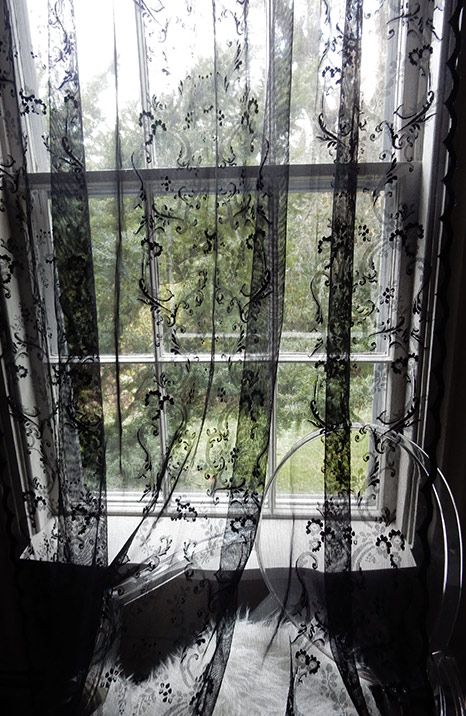 Gothic Window Curtains, Black Lace Curtains Bedroom, Goth Curtains, Black Lace Curtains, Curtains Ideas For Living Room, Curtains Ideas Modern, Lace Curtains Bedroom, Gothic Curtains, Cottage Goth