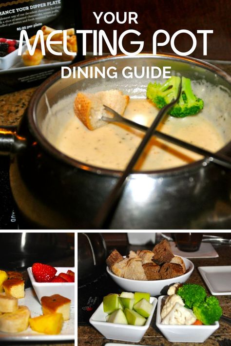 Melting Pot Fondue, Melting Pot Cheese Fondue, Fondue Broth, Easy Fondue Recipes, Easy Cheese Fondue, Melting Pot Recipes, Fondue Dippers, Easy Fondue, Fondue Restaurant