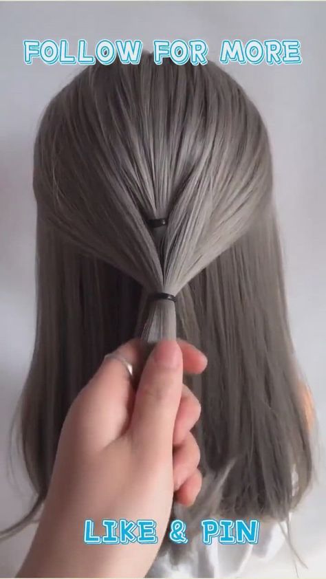 Indian Long Hair, Hair Upstyles, Easy Hair Updos, Hairdos For Short Hair, Peinados Fáciles Para Cabello Corto, Hair Tutorials For Medium Hair, Hairstyles Summer, Hair Up Styles, Beach Hairstyles