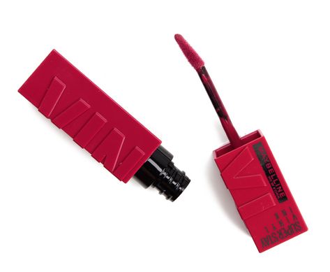 Maybelline Unrivaled Super Stay Vinyl Ink Liquid Lipcolor ($12.99 for 0.14 oz.) is a medium-dark raspberry pink with cooler undertones and a lightly glossy, cream finish. Opaque pigmentation Fluid, spreadable, creamy Set to a lightly-to-moderately tacky feel, no lifting Transfer-resistant Very long-wearing (14 hours of solid wear, some remained after 16 hours), lightly hydrating Maybelline Unrivaled, Maybelline Vinyl Ink Swatches, Maybelline Vinyl Ink, Maybelline Vinyl, Ink Swatches, Makeup List, Tom Ford Beauty, Bite Beauty, Maybelline Super Stay