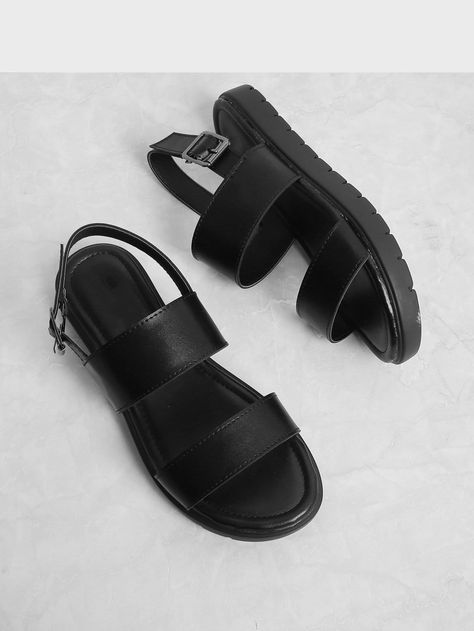 Flat Sandals Outfit, Sandals Aesthetic, Sandals Outfit Summer, Sandals Shein, Shein Shoes, White Nike Shoes, Fashion Shoes Sandals, Elegant Sandals, Classy Shoes