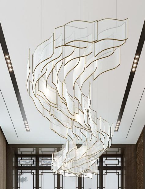 Modern Dining Room Lighting, Lamp Floor, Ceiling Treatments, Lamp Desk, Lobby Design, Ceiling Installation, Tv Wall Unit, Room Lighting, Facade Architecture