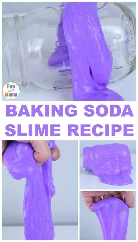 Slime With Baking Soda And Glue, Slime Recipe With Glue And Baking Soda, Things To Do With Baking Soda, Things To Make With Baking Soda, Baking Soda Slime Recipe, Safe Slime Recipe, Baking Soda Slime, Baking Soda Experiments, Slime At Home