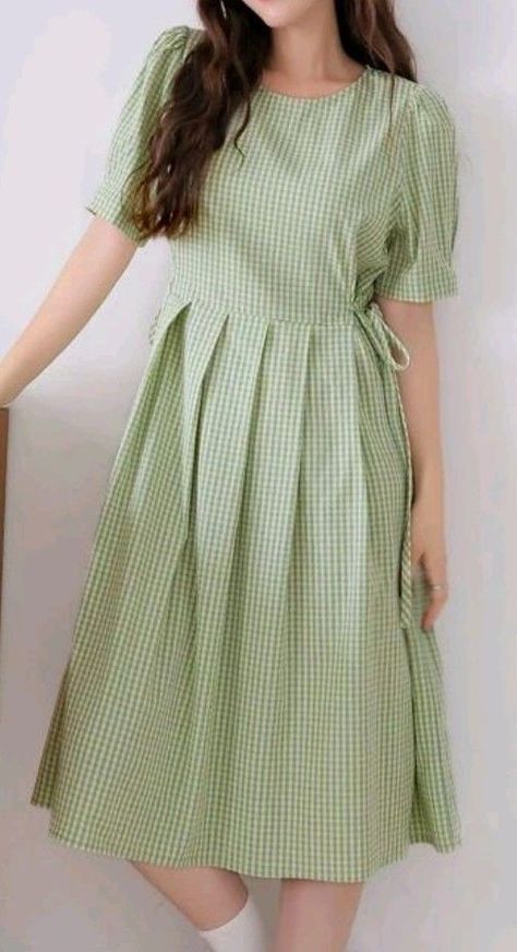 Simple Frock, Cotton Dress Pattern, Simple Frock Design, Long Frock Designs, Casual Frocks, Simple Frocks, Frock For Women, Stylish Short Dresses, Modest Dresses Casual