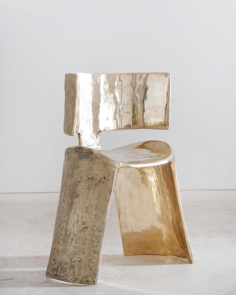 This French Designer is Bringing the Collectible Design Gallery Model to India - Sight Unseen Bronze Chair, Pierre Chareau, Sandstone Color, Metal Workshop, Deco Boheme, Traditional Crafts, American Design, French Design, 인테리어 디자인