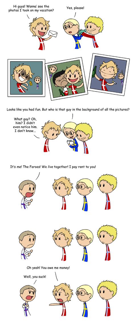 Scandinavia And The World, Satw Comic, Country Jokes, Cartoon Strip, Country Memes, History Nerd, Country Humor, Funny Art, The Thing