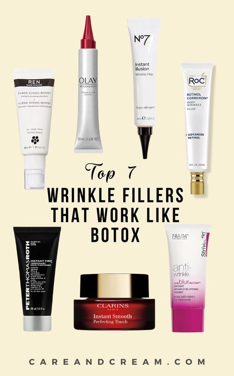 😘 best anti aging creams, best anti wrinkle eye cream, best skincare routine for aging skin 😍 #dermatology #moisturizing #psoriasis Best Wrinkle Filler, Regular Skin Care Routine, Wrinkle Remedies, Wrinkle Filler, Skin Lightener, Erase Wrinkles, Minimize Wrinkles, Wrinkle Serum, Instant Lifts