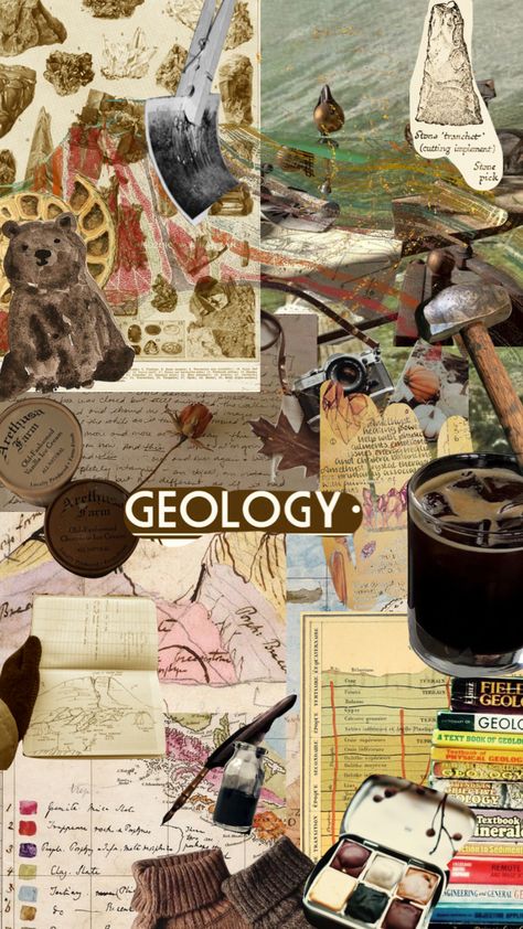 Geology Aesthetic Wallpaper, Geology Major Aesthetic, Geophysics Aesthetic, Geologist Aesthetic, Geology Wallpaper, Geology Notes, Archeologist Aesthetic, Geology Aesthetic, Stem Academia