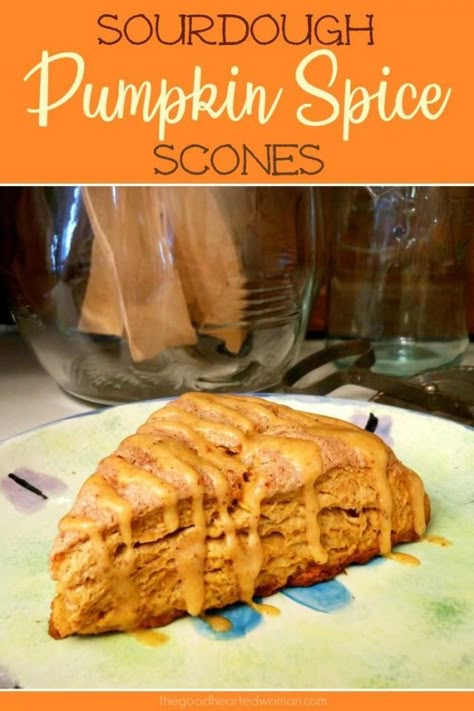 Sourdough Inspiration, Sourdough Desserts, Sourdough Scones, Sourdough Ideas, Sourdough Pumpkin, Pumpkin Scones Recipe, Thanksgiving Breakfast, Scones Recipe Easy, Sourdough Starter Discard Recipe