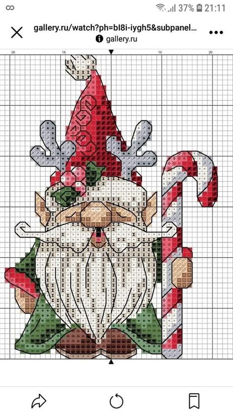 Christmas Elfs, Gnome Craft, Christmas Cross Stitch Patterns Free, Holiday Cross Stitch Patterns, Quilling Christmas, Holiday Cross Stitch, Xmas Cross Stitch, Winter Cross Stitch, Cross Stitch Christmas Ornaments