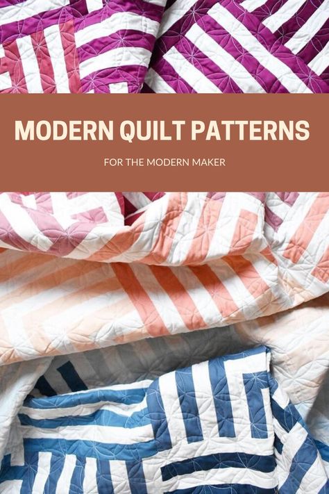 Modern Quilts Contemporary, Contemporary Quilt Patterns, Quilt Patterns Modern, Sky Quilt, Beginner Quilt Patterns, Contemporary Quilts, Modern Quilt Patterns, Quilt Designs, Modern Quilt