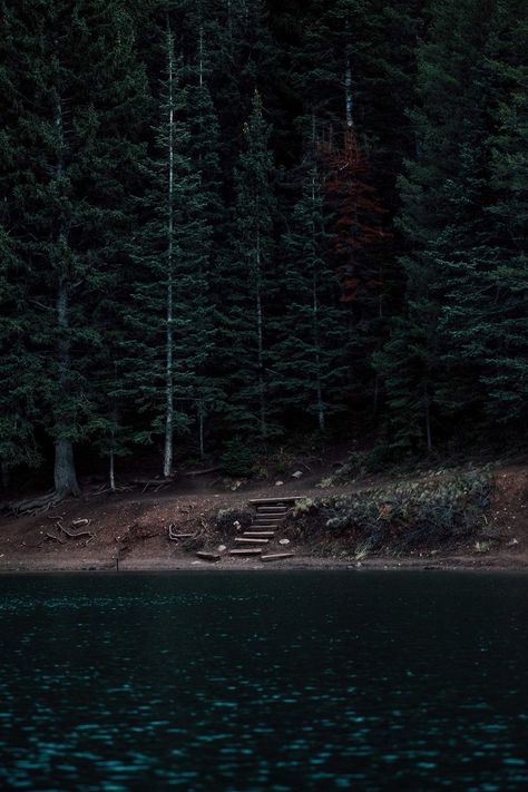 Tibble Fork | American Fork Canyon, Utah. Melancholia Aesthetic, Summer Lake House, American Fork Canyon, Landscape Dark, Nature Road, Deep In The Forest, Moon Set, Camping Park, Twilight Aesthetic