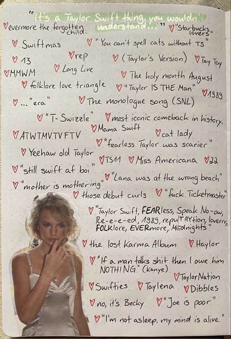 Important Swiftie Dates, Get To Know Me Swiftie Edition Template, Get To Know Me Swiftie Edition, Taylor Swift Infographic, Only Swifties Will Understand, Eras Tour Journal Page, Only Swifties Understand, How To Become A Swiftie, Things Only Swifties Understand