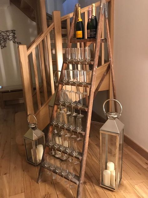 Prosecco Ladder, Lobola Negotiations, Ladder Wedding, Champagne Table, Champagne Bars, Teeth Anatomy, Wedding Drink Station, Prosecco Bar, Engagement Dinner