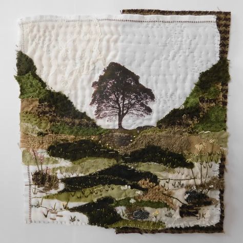 GALLERY | jkinnersleytextiles Landscape Fabric Art, Fabric Landscapes Textile Artists, Landscape Textiles, Textile Landscapes, Fabric Landscape, Freeform Embroidery, Colchas Quilting, Textile Collage, Collage Landscape