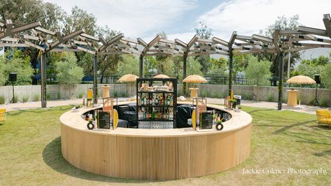 Palet Bar, Mocktail Bar, Circular Patio, Student Lounge, Coffee Counter, Bar Hire, Circle Bar, Urban Design Architecture, Outdoor Stage