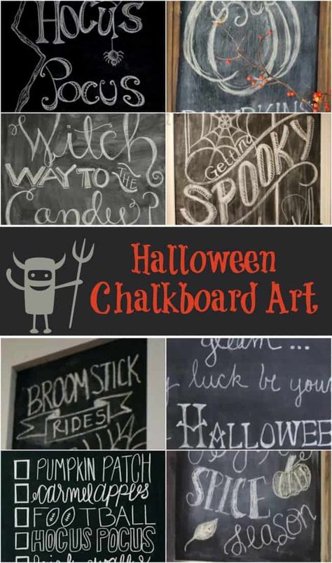 If you have been following me over on Instagram, then you already know I have a love for chalkboards. Which means I love to change them out for the different holidays. If you are the same then I can bet you are on the hunt for fun new design ideas. Well, today I am featuring some bloggers that have some awesome Halloween Chalkboard Ideas Chalk Art, Kitchen Calligraphy, Chalkboard Art Ideas, Fall Chalkboard Art, Halloween Chalkboard Art, Chalkboard Art Diy, Fall Chalkboard, Halloween Chalkboard, Chalkboard Doodles