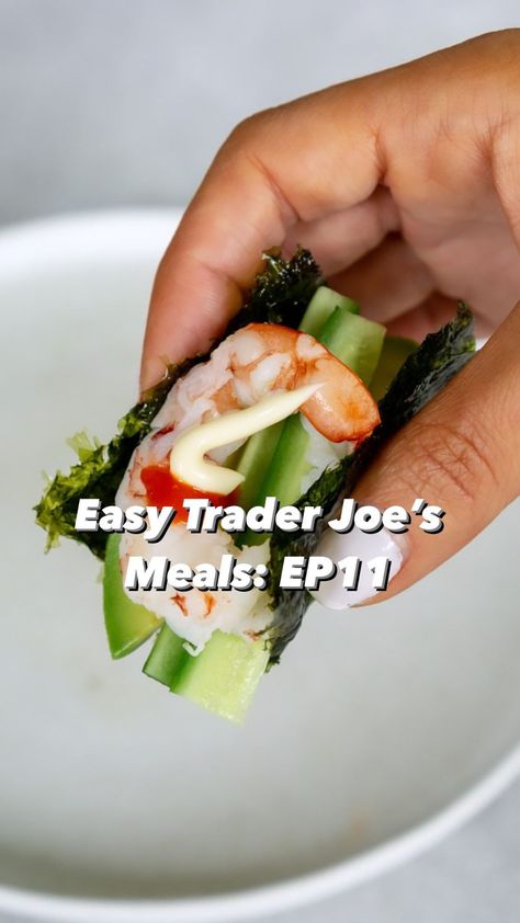 Shrimp Seaweed Wrap, Nori Recipes, Seaweed Snacks Recipes, Nori Recipe, Cucumber Shrimp, Seaweed Chips, Nori Wrap, Avocado Mayo, Seaweed Wrap