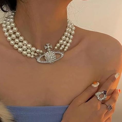 Vivienne westwood pearl necklace