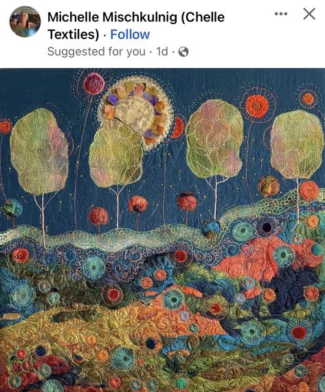 Michelle Mischkulnig, Felt Wall Hanging, Abstract Art Inspiration, Dyed Silk, Hand Dyed Silk, Embroidery Ideas, Rug Hooking, Fabric Art, Quilt Inspiration