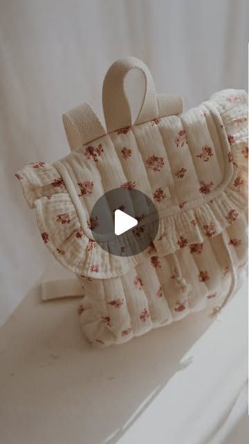 Tiny Sewing Company on Instagram: "🎒 Make your little one’s day with this adorable frilly backpack! Perfect for carrying snacks, toys, or top-secret treasures (I won’t ask 🐻).

Includes video & photo step-by-step tutorial to make sewing a breeze. 🧵✨ Tag my profile when you make yours— I am so excited to see your creations!  Let’s get stitching! 🪡💕

#DIYBackpack #SewingForKids #HandmadeWithLove #TinySewingCompany #PDFSewingPattern #SewingIsFun #CreativeMoms #SewingProjects #BackpackPattern #FrillyBackpack #cottonfabric" Backpack Pattern Sewing, Kids Purse, Diy Backpack, Embroidered Tote Bag, Backpack Pattern, Embroidered Tote, Video Photo, Cute Backpacks, Sewing For Kids