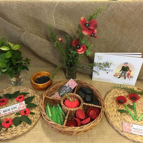 Mrs Bell’s Classroom (@mrs.bells.classroom) • Instagram photos and videos Anzac Day Sensory Tray, Anzac Day Kindergarten, Anzac Day Activities For Preschoolers, Ece Provocations, Anzac Day Craft, Anzac Day Activities, Classroom Instagram, Walker Learning, Remembrance Day Activities