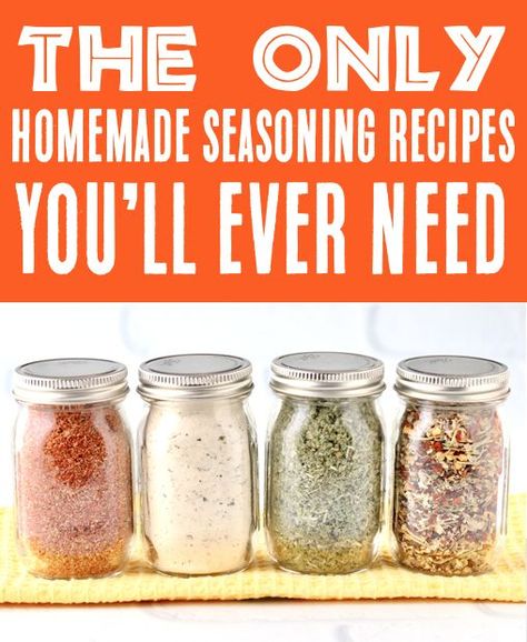 DIY Seasoning Mixes How To Make Homemade Seasonings, Making Your Own Spices, Diy Seasoning Blends, Diy Spices Mixes, Diy Dry Rub Recipes, Homemade Dehydrated Spices, Bulk Seasoning Recipes, Diy Spice Blends Homemade Seasonings, Homemade Dry Seasoning Mixes