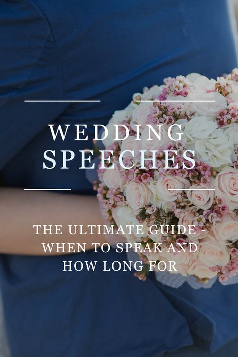 How long should a wedding speech be? Who should thank you during the toasts? How can you keep your wedding guests entertained? All of these questions are answered and more in our ultimate wedding speech guide. Groom Speech Examples, Funny Wedding Speeches, Wedding Toast Samples, Best Man Wedding Speeches, Best Wedding Speeches, Groom's Speech, Maid Of Honor Speech, Wedding Speeches, Wedding Toast