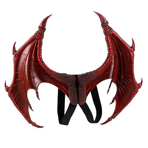 Halloween Dragon, Costume Party Decorations, Demon Costume, Dragon Halloween, Cosplay Wings, Teen Halloween, Dragon Mask, Devil Costume, Mardi Gras Costumes