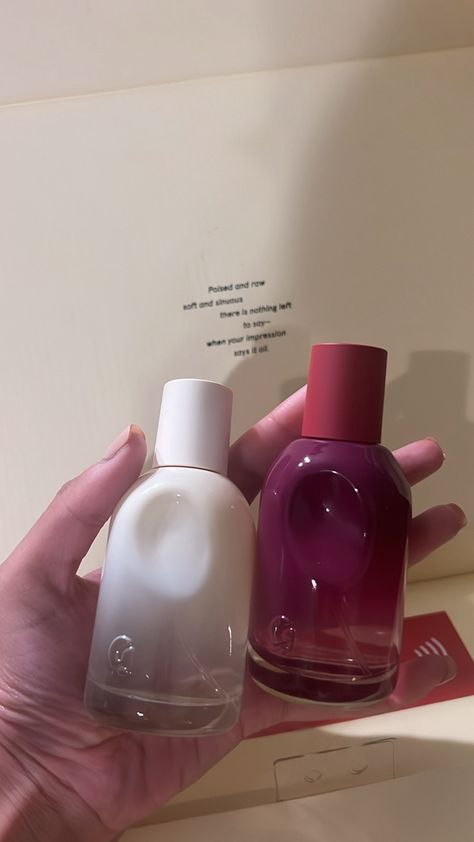 released on oct. 3, glossier you doux & glossier you rêve! gorgeous flankers of glossier you in similar bottles 🤍 glossier, glossier you, new perfumes, new fragrances, perfumes, EDPs, eau de parfums Glossier You Reve, Glossier You Aesthetic, Glossier Perfume Aesthetic, Glossier Reve, You Perfume, Glossier You Perfume, Glossier Perfume, Glossier You, Skincare Inspiration