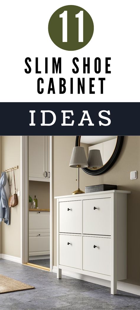 11 slim shoe cabinet ideas hallway Small Shoe Cupboard Ideas, Shoe Cabinet Storage Ideas, Slim Shoe Cabinet Entryway, Shoe Cabinet Styling, Narrow Hallway Storage Ideas, Narrow Entryway Cabinet, Shoe Cabinet Hallway, Shoe Storage Hallway, Shoe Cabinet Ideas