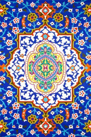 Islamic Tiles, Eclectic Chic, Persian Art Painting, Turkish Tile, Rug Patterns, Bohemian Eclectic, Designer Rugs, Islamic Art Pattern, Iranian Art