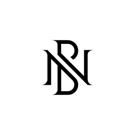 Bn Logo Design, Nb Monogram, Nd Logo, Chest Tattoo Drawings, Nb Logo, N Logo Design, Datsun Pickup, Geometric Logo Design, B Monogram