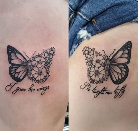 Meaningful Mother Daughter Tattoos, Wrist Hand Tattoo, Mommy Daughter Tattoos, Mother Son Tattoos, Mom Daughter Tattoos, Dragonfly Tattoo Design, Writing Tattoos, Tasteful Tattoos, Mother Tattoos