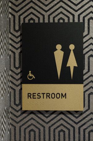 Washroom Signage, Toilet Logo, Restroom Signage, Casino Interior, Toilet Signage, Bathroom Signage, Restrooms Signage, Ada Signage, Wc Sign